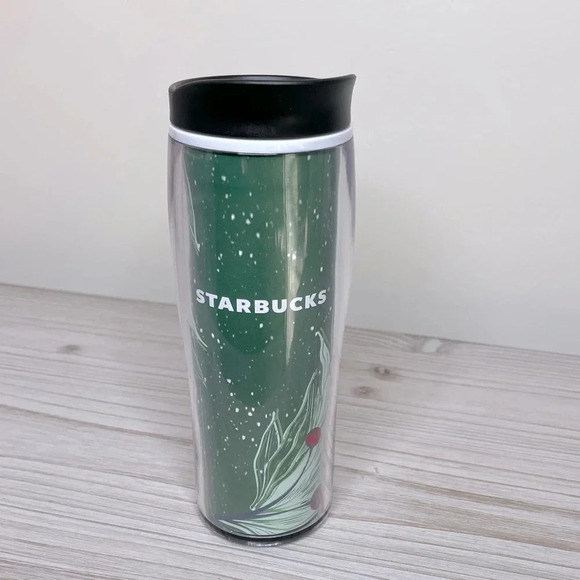Starbucks Christmas Travel Mug 2020 Holiday 16oz Coffee Tumbler Holly Berry - Picture 1 of 5